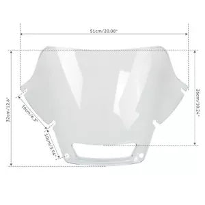 クリアフロントガラスフロントガラスハーレーソフテイルローライダー ST FXRST 2022-2024 に適合 Clear Windshield Windscreen Fit For Harley Softail Low Rider ST FXRST 2022-2024