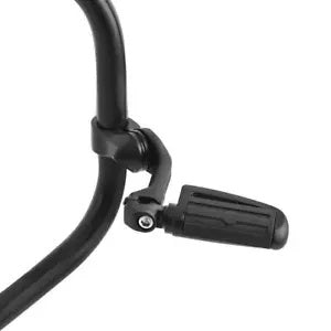 1 1/4インチ ハイウェイバーマウント フットペグ ロングアングル マットブラック ハーレーツーリング用 1 1/4" Highway Bar Mount Footpeg Long Angled Matte Black Fit For Harley Touring