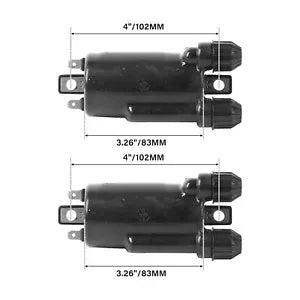 2 個の点火コイルホンダ CB400 500 550 600 650 ヴァルキリーゴールドウィング GL 1500 2PCS Ignition Coil Fit For Honda CB400 500 550 600 650 Valkyrie Goldwing GL 1500