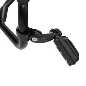 32mm 1 1/4 ''調節可能なハイウェイフットペグ ショートアングル ハーレーツーリング用 ブラック 32mm 1 1/4'' Adjustable Highway Foot pegs Short Angled For Harley Touring Black