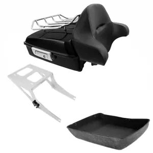みじん切りパック トランク バックレスト ラック マウント ラック ハーレー ツアー パック ファットボーイ 08-17 に適合 Chopped Pack Trunk Backrest Rack Mount Rack Fit For Harley Tour Pak Fatboy 08-17
