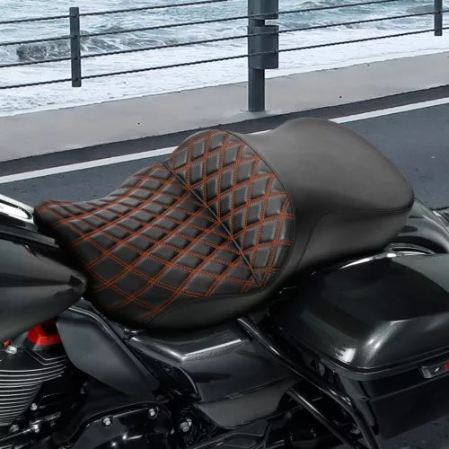 運転席助手席ハーレーツーリングストリートロードキンググライド2009-2022 21に適合 Driver Passenger Seat Fit For Harley Touring Street Road King Glide 2009-2022 21