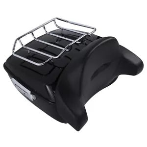 キングトランク背もたれパッドラックマウントプレートハーレーツアーパックロードキング 09-13 に適合 King Trunk Backrest Pad Rack Mount Plate Fit For Harley Tour Pak Road King 09-13