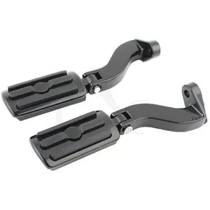 ブラック防振フットペグフットレストマウントハーレーツーリング 1993-2024 に適合 Black Anti Vibration Foot Pegs Footrests Mounts Fit For Harley Touring 1993-2024