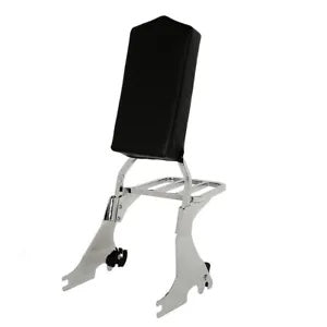 クローム背もたれシーシーバー荷物ラックハーレースポーツスター 1200 883 04-2022 に適合 Chrome Backrest Sissy Bar Luggage Rack Fit For Harley Sportster 1200 883 04-2022