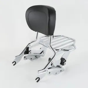 シーシーバー 荷物ラック バックレスト & ドッキングキット ハーレー ロードキング 2009-2013 に適合 Sissy Bar Luggage Rack Backrest & Docking Kit Fit For Harley Road King 2009-2013