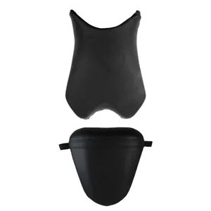 ブラックフロントリア運転席 & 助手席シートクッションヤマハ YZF R6 2008-2016 に適合 Black Front Rear Driver & Passenger Seat Cushion Fit For Yamaha YZF R6 2008-2016