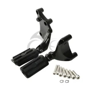 ブラックリアフットペグペグマウントブラケットハーレーダビッドソンスポーツスター2014-2022に適合 Black Rear Footpeg Peg Mount Bracket Fit For Harley Davidson Sportster 2014-2022