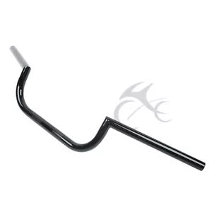 ユニバーサル 7/8 インチハンドルバーバーボバーカフェレーサーカスタムオートバイブラックに適合 Universal 7/8" Handlebar Bars Fit For Bobber Cafe Racer Custom Motorcycle Black