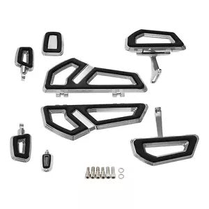 ライダー&パッセンジャーフットボードペグブレーキペダルハーレーロードグライド2000-24に適合 Rider & Passenger Footboards Pegs Brake Pedal Fit For Harley Road Glide 2000-24