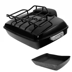 チョップドパック トランクトップラック バックレスト ハーレーロードグライド ツアーパック 14-2024用 Chopped Pack Trunk Top Rack Backrest Fit For Harley Road Glide Tour Pak 14-2024