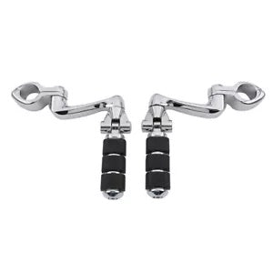 1 1/4インチ ハイウェイエンジンガードフットペグ/ハーレーツーリングロードグライド用マウントフィット 1 1/4" Highway Engine Guard Foot Pegs /Mount Fit For Harley Touring Road Glide