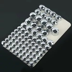 76 X クロームボルトトッパーキャップカバー ハーレーツインカムダイナ 1991-2013 1997 2012用 76 X Chrome Bolt Topper Caps Cover For Harley Twin Cam Dyna 1991-2013 1997 2012