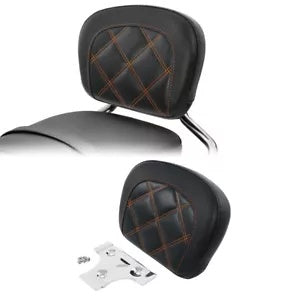 乗客用シーシーバーバックレストパッドハーレーツーリングエレクトラストリートグライドに適合 Passenger Sissy Bar Backrest Pad Fit For Harley Touring Electra Street Glide