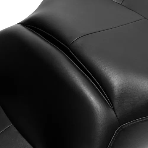 ブラック運転席助手席ハーレーツーリングエレクトラグライドクラシック97-2007に適合 Black Driver Passenger Seat Fit For Harley Touring Electra Glide Classic 97-2007