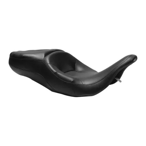 ブラック運転席助手席ハーレーツーリングエレクトラグライドクラシック97-2007に適合 Black Driver Passenger Seat Fit For Harley Touring Electra Glide Classic 97-2007