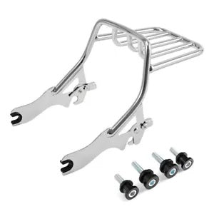 クローム 荷物ラック ドッキング ハードウェア キット ハーレー ソフテイル デラックス 2018-2024 に適合 Chrome Luggage Rack Docking Hardware Kit Fit For Harley Softail Deluxe 2018-2024