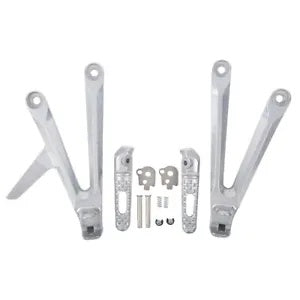 後部助手席フットレストフットペグブラケットホンダ CBR600RR 2005-2006 05 06 Rear Passenger Footrest Footpegs Brackets Fit For Honda CBR600RR 2005-2006 05 06