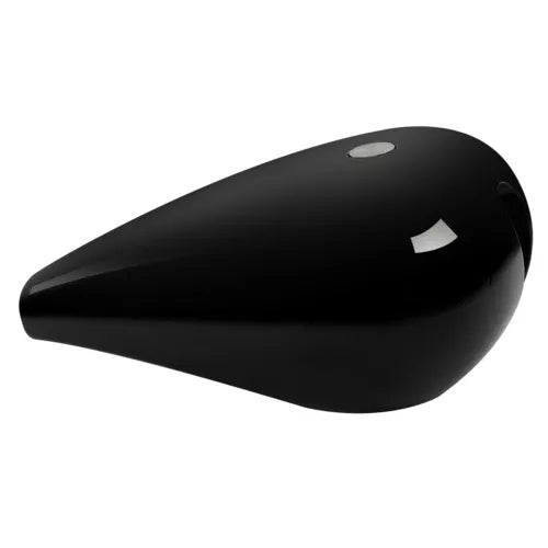 塗装ブラックストレッチ 4.7 ガロンガス燃料タンクハーレーボバーチョッパーに適合 Painted Black Stretched 4.7 Gallon Gas Fuel Tank Fit For Harley Bobbers Choppers
