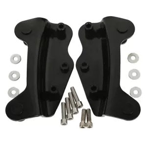 ブラック 4 点ドッキングハードウェアキット ハーレーツーリング FLHT FLHX FLHR FLTR 09-13用 Black 4 Point Docking Hardware Kits For Harley Touring FLHT FLHX FLHR FLTR 09-13