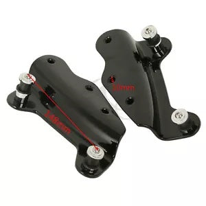 ブラック 4 点ドッキングハードウェアキット ハーレーツーリング FLHT FLHX FLHR FLTR 09-13用 Black 4 Point Docking Hardware Kits For Harley Touring FLHT FLHX FLHR FLTR 09-13