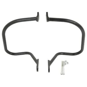 ブラックサドルバッグガードレールクラッシュバーハーレーソフテイルヘリテージスプリンガーに適合 Black Saddlebag Guard Rail Crash Bar Fit For Harley Softail Heritage Springer