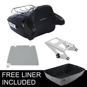 キングパック トランクマウントラックプレート ハーレーツアーパック ストリートグライド 2014-2024用 King Pack Trunk Mount Rack Plate Fit For Harley Tour Pak Street Glide 2014-2024