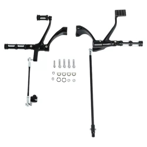 フォワードコントロールフットペグリンケージフィットハーレースポーツスターアイアン 883 1200 2014-22 Forward Controls Footpegs Linkage Fit For Harley Sportster Iron 883 1200 2014-22