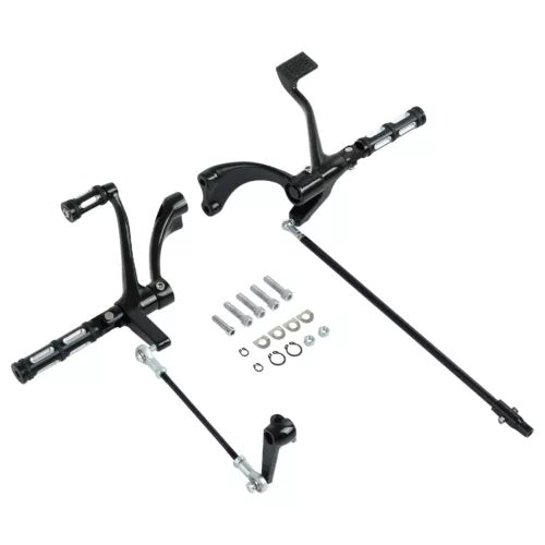 フォワードコントロールフットペグリンケージフィットハーレースポーツスターアイアン 883 1200 2014-22 Forward Controls Footpegs Linkage Fit For Harley Sportster Iron 883 1200 2014-22