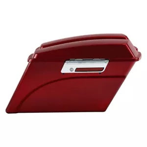 レッドハードサドルバッグサドルバッグハーレーダビッドソンソフテイルファットボーイ1984-2017に適合 Red Hard Saddlebags Saddle Bags Fit For Harley Davidson Softail Fatboy 1984-2017