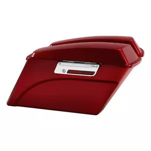 レッドハードサドルバッグサドルバッグハーレーダビッドソンソフテイルファットボーイ1984-2017に適合 Red Hard Saddlebags Saddle Bags Fit For Harley Davidson Softail Fatboy 1984-2017