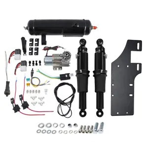 電気センタースタンドエアライドサスペンションタンクハーレーストリートグライド 09-16 に適合 Electric Center Stand Air Ride Suspension Tank Fit For Harley Street Glide 09-16