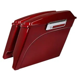 5インチ ストレッチハードサドルバッグ サドルバッグ ハーレー ソフテイル 1984-2017に適合 5" Stretched Hard Saddlebags Saddle Bag Fit For Harley Softail 1984-2017