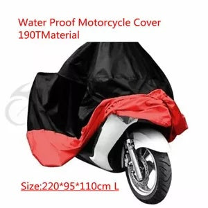 L/XL/XXL/XXXL/XXXXL 防水オートバイ屋外レインストレージカバーブラックレッド L/XL/XXL/XXXL/XXXXL Waterproof Motorcycle Outdoor Rain Storage Cover Black Red