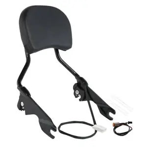 ブラック シーシーバー アップライト ブレーキ テール ライト ハーレー ツーリング ロードキング 09-13 に適合 Black Sissy Bar Upright Brake Tail Light Fit For Harley Touring Road King 09-13