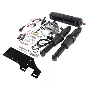 リアエアライドサスペンションハーレーツーリングロードキングストリートグライド1994-2022に適合 Rear Air Ride Suspension Fit For Harley Touring Road King Street Glide 1994-2022