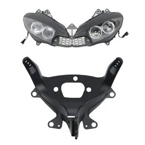 フロントヘッドライト & フェアリングステーブラケットヤマハ YZF R6 2003-2005 R6S 06-09 に適合 Front Headlight & Fairing Stay Bracket Fit For Yamaha YZF R6 2003-2005 R6S 06-09