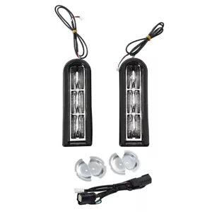 サドルバッグ LED インサートサポート & ブレーキターンライト ハーレーロードキング 2014-24 に適合 Saddlebag LED Insert Support & Brake Turn Light Fit For Harley Road King 2014-24