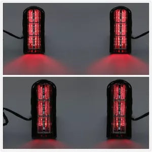 サドルバッグ LED インサートサポート & ブレーキターンライト ハーレーロードキング 2014-24 に適合 Saddlebag LED Insert Support & Brake Turn Light Fit For Harley Road King 2014-24