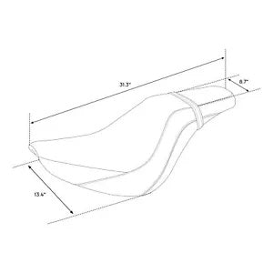 運転席と助手席はハーレー ソフテイル スリム ストリート ボブ 2018-2024 に適合 Driver Rider & Passenger Seat Fit For Harley Softail Slim Street Bob 2018-2024