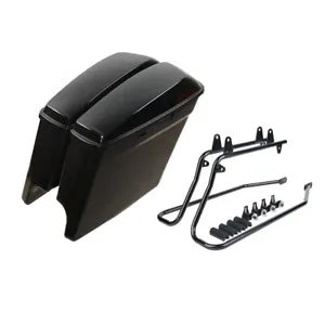 5インチ ストレッチハードサドルバッグ変換ブラケット ハーレーソフテイル1984-2017に適合 5" Stretched Hard Saddlebag Conversion Brackets Fit For Harley Softail 1984-2017