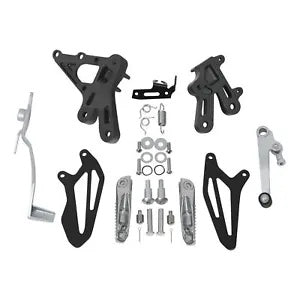 フロントライダーフットペグフットレストペグブラケットヤマハ YZF-R7 YZFR7 2022-2023 Front Rider Footpegs Footrest Pegs Bracket Fit For YAMAHA YZF-R7 YZFR7 2022-2023