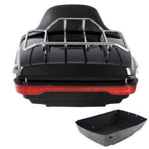 キングパック トランク LED ブレーキ テール ライト パッド ハーレー ツアー パック ロード キング 14-24 に適合 King Pack Trunk LED Brake Tail Light Pad Fit For Harley Tour Pak Road King 14-24