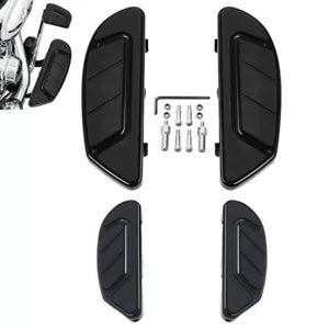 ブラック ドライバー & パッセンジャーフロアボード ハーレーツーリング 1986-2023 2020 2021 に適合 Black Driver & Passenger Floorboard Fit For Harley Touring 1986-2023 2020 2021