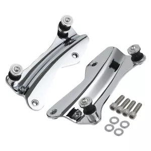 4 点ドッキングハードウェアキット カバー付き ハーレーエレクトラグライド 14-24 クロームに適合 4 Point Docking Hardware Kit w/ Covers Fit For Harley Electra Glide 14-24 Chrome