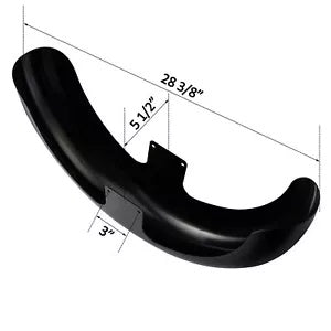 21 インチ ホイール ブラック フロント フェンダー ハーレー ツーリング ストリート グライド カスタム バガーに適合 21" Wheel Black Front Fender Fit For Harley Touring Street Glide Custom Baggers