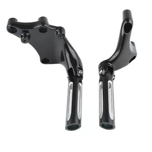 後部乗客フットペグマウントブラケットハーレースポーツスターアイアン 883 14-22 に適合 Rear Passenger Foot Pegs Mount Brackets Fit For Harley Sportster Iron 883 14-22