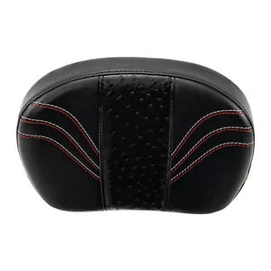 ブラック乗客用シーシーバー背もたれパッドフィットハーレーエレクトラロードストリートグライド Black Passenger Sissy Bar Backrest Pad Fit For Harley Electra Road Street Glide