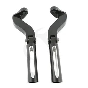 リアフットペグブラケット ハーレーツーリングエレクトラストリートロードグライド1993-2024に適合 Rear Footpegs Bracket Fit For Harley Touring Electra Street Road Glide 1993-2024