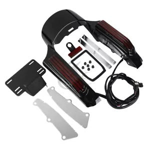 LED ライトリアフェンダー筋膜ハーレーロードストリートエレクトラグライドキング 14-24 に適合 LED Light Rear Fender Fascia Fit For Harley Road Street Electra Glide King 14-24